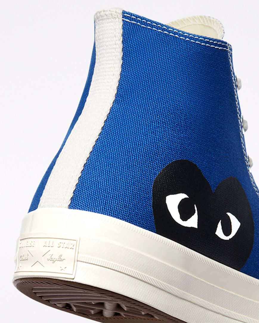 Tenisky Vysoke Converse x Comme des Garçons PLAY Chuck 70 Panske Modre Čierne | SK JGZBX6